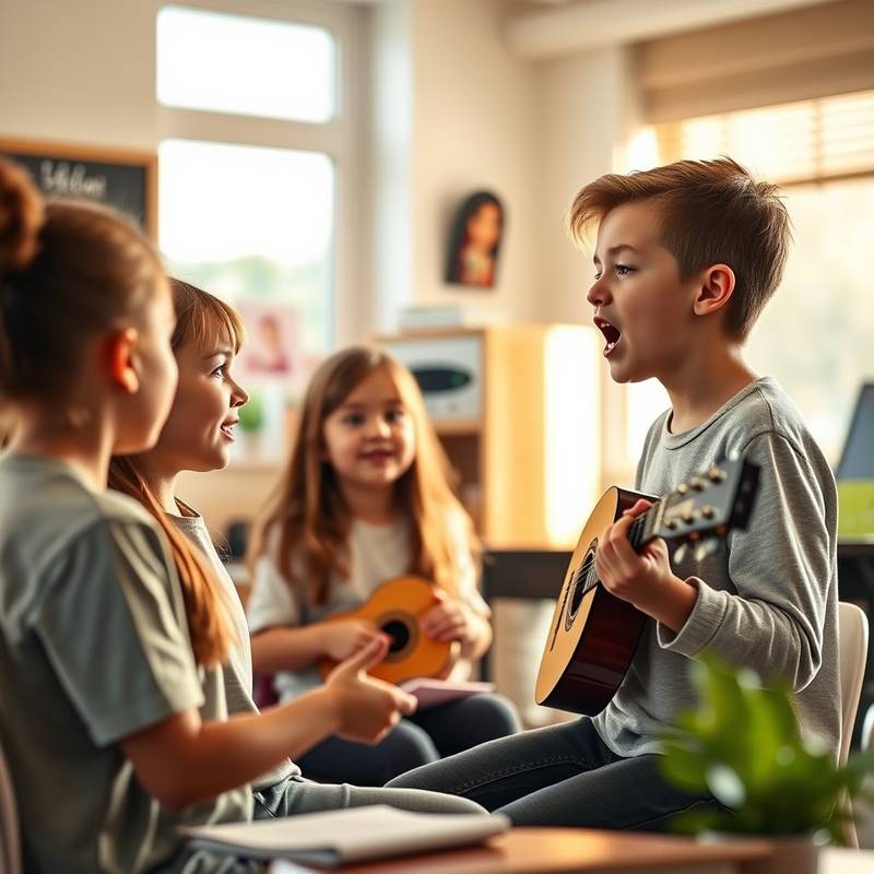 Billede af et sangkursus for begyndere
